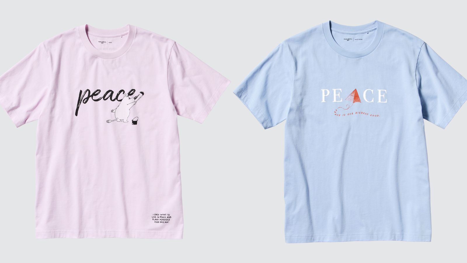 T-shirt PEACE FOR ALL UNIQLO Kembali Hadir dengan Desain Baru yang Segar dan Filosofis