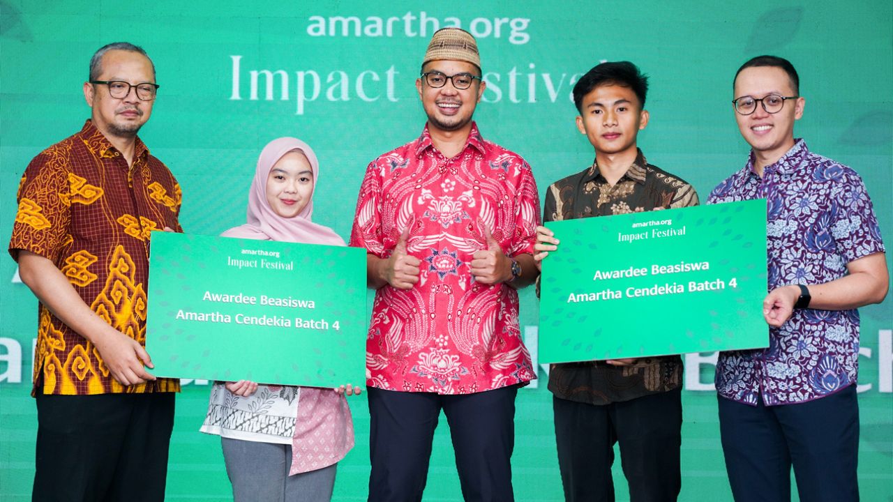 Salurkan Rp10 Miliar Beasiswa, Amartha.org Berdayakan Perempuan Melalui Pendidkan