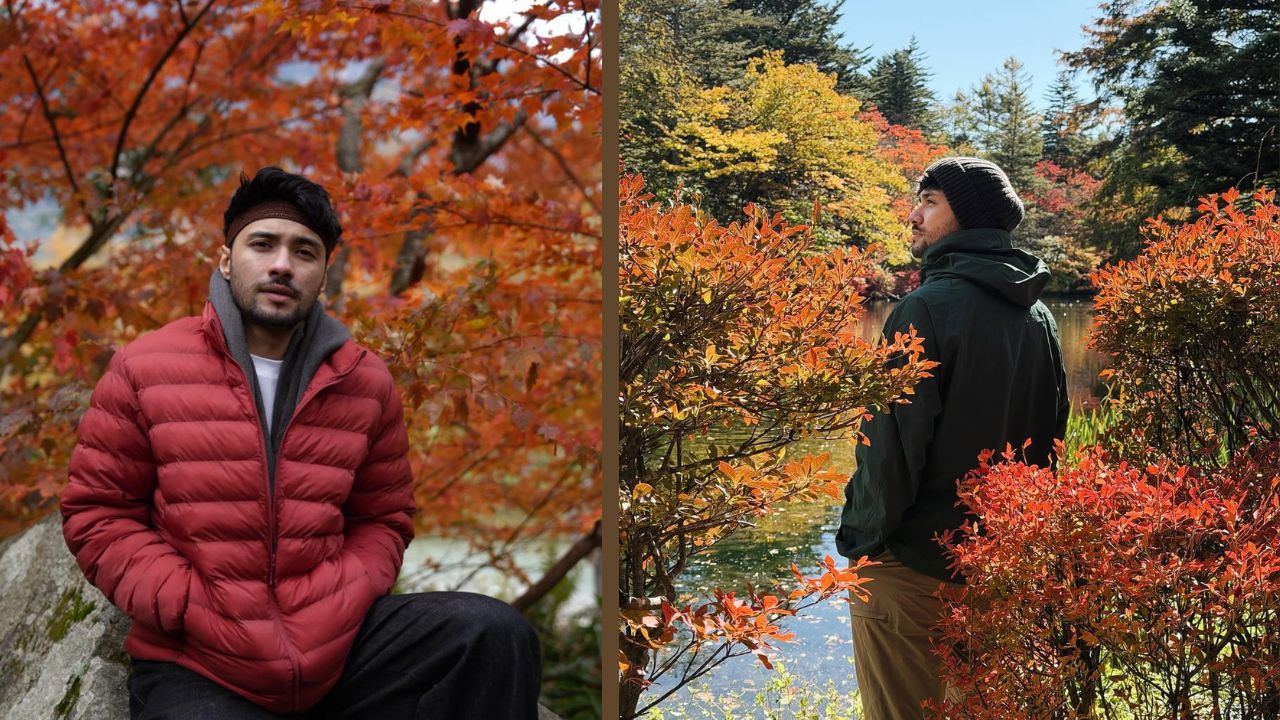 Gaya Layering Refal Hady Saat Liburan Akhir Tahun di Jepang